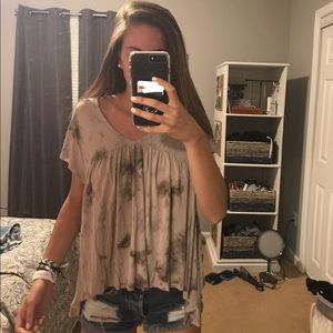 American eagle tie dye shirt